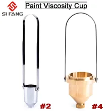 Paint Viscosity Test Cup Viscometer Flow Mixing Thinning Tool 2# & 4# For Measurement Tool 50/100ML