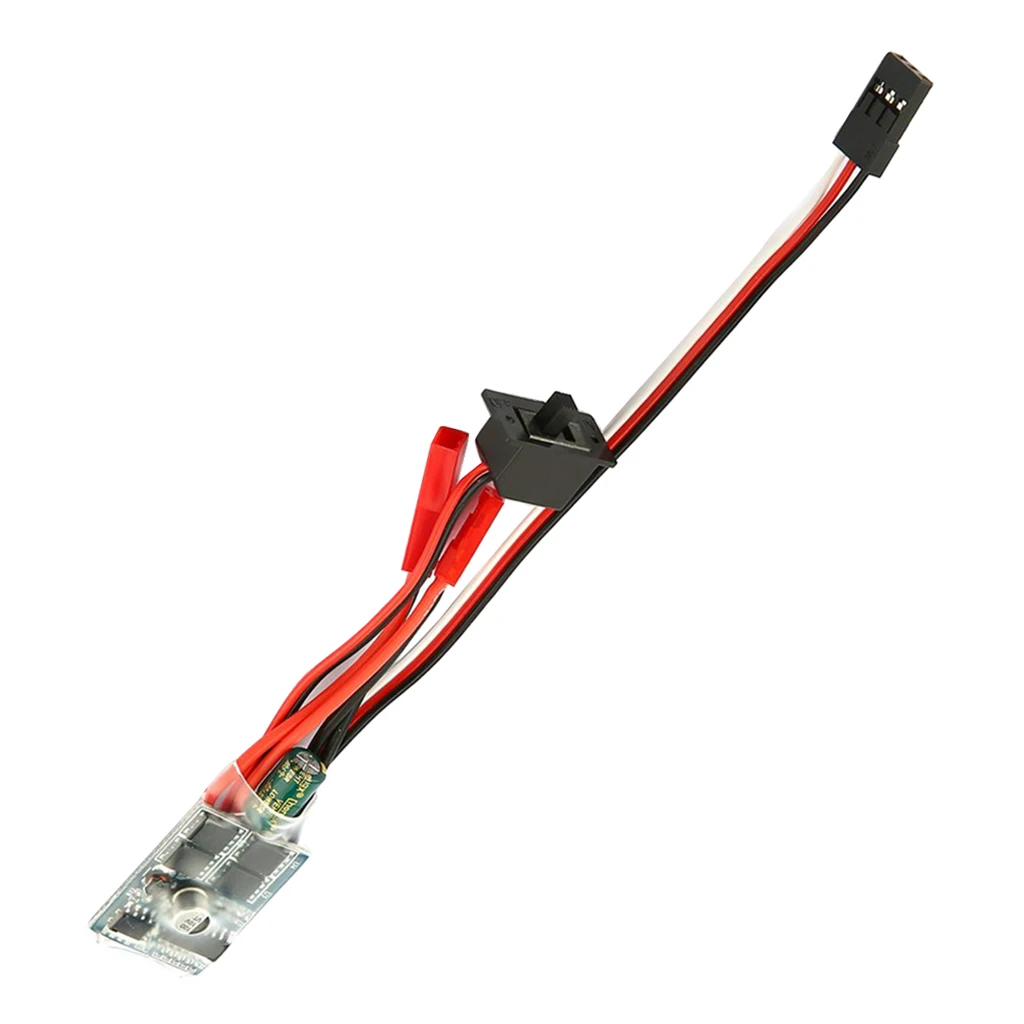 30A Brushed ESC Electric Speed Controller Built in 5.7V UBEC with Reverse, Brake for RC Car Boat Hobby Models
