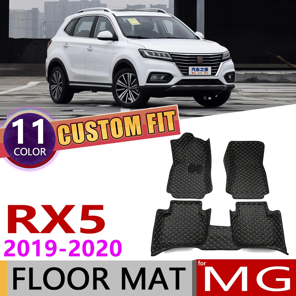 Пользовательские автомобильные кожаные Коврики для MG RX5 5 мест 2019 ~ 2020 водостойкий