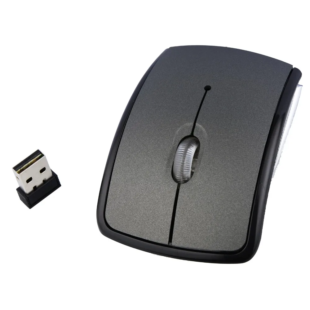 Беспроводная мышь, компьютерная, Bluetooth, оптическая, складная, Arc mouse, Snap-in, трансивер 2,4 ГГц для ноутбука, ноутбука, ПК