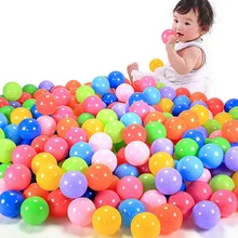 Lot de 10 ou 20/30 balles multicolores pour bébé, jouet pour enfant, boule ronde en plastique souple, océan, 5.6CM