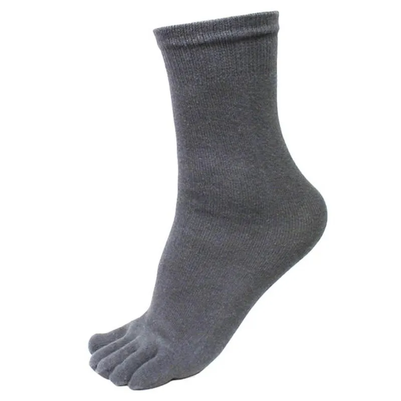 

5 Pairs Casual Bamboo Fiber Ultra Thin Elastic Silky Five Toe Short Silk Stockings Mens Finger Running Socks Casual Breathable