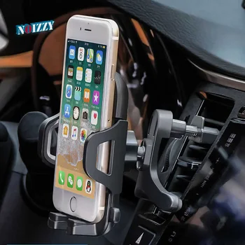 

Noizzy Car Use Cell Phone Holder Universal Bracket Air Vent Mount Extend Navigation GPS Auto Accessories fits Iphone 11/X/XS/7/8
