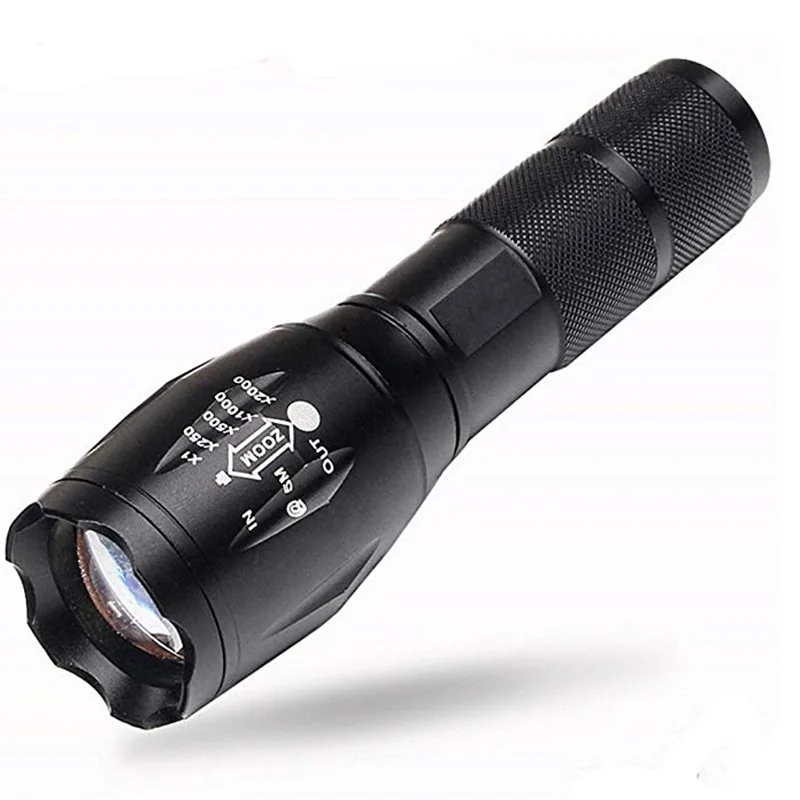 Five speed Glare T6 Glare Led Telescopic Zoom L2 Flashlight Camping Outside Multiple Gears