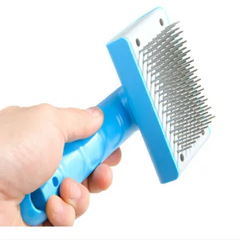 

Dog Cleaning Supplies Pet Supplies Cat Hair Grooming Beauty Brush Massage Hair Loss Dog Comb One-click Cleaning Does Not Knot