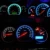 50 шт. Автомобильные Светодиодные Фонари T5 5050 1SMD Центральный Контроль Огни Цвет Белый Красный Синий Зеленый Розовый Фиолетовый Каждый 10 шт.