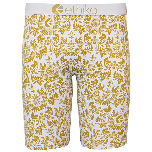 Аниме Длинные боксеры мужские спортивные Ethika Мужское нижнее белье боксеры джентльменские длинные ноги шорты быстросохнущие трусы мужские