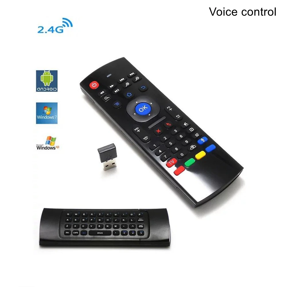 MX3 Air Mouse Универсальный умный голосовой пульт дистанционного управления 2 4G RF