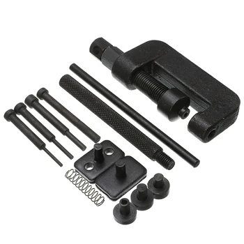 

13Pcs Universal Motorcycle Bike ATV Chain Breaker Splitter Riveting durable Tool Remover Chain Cutter Set Riveting Repair Kit