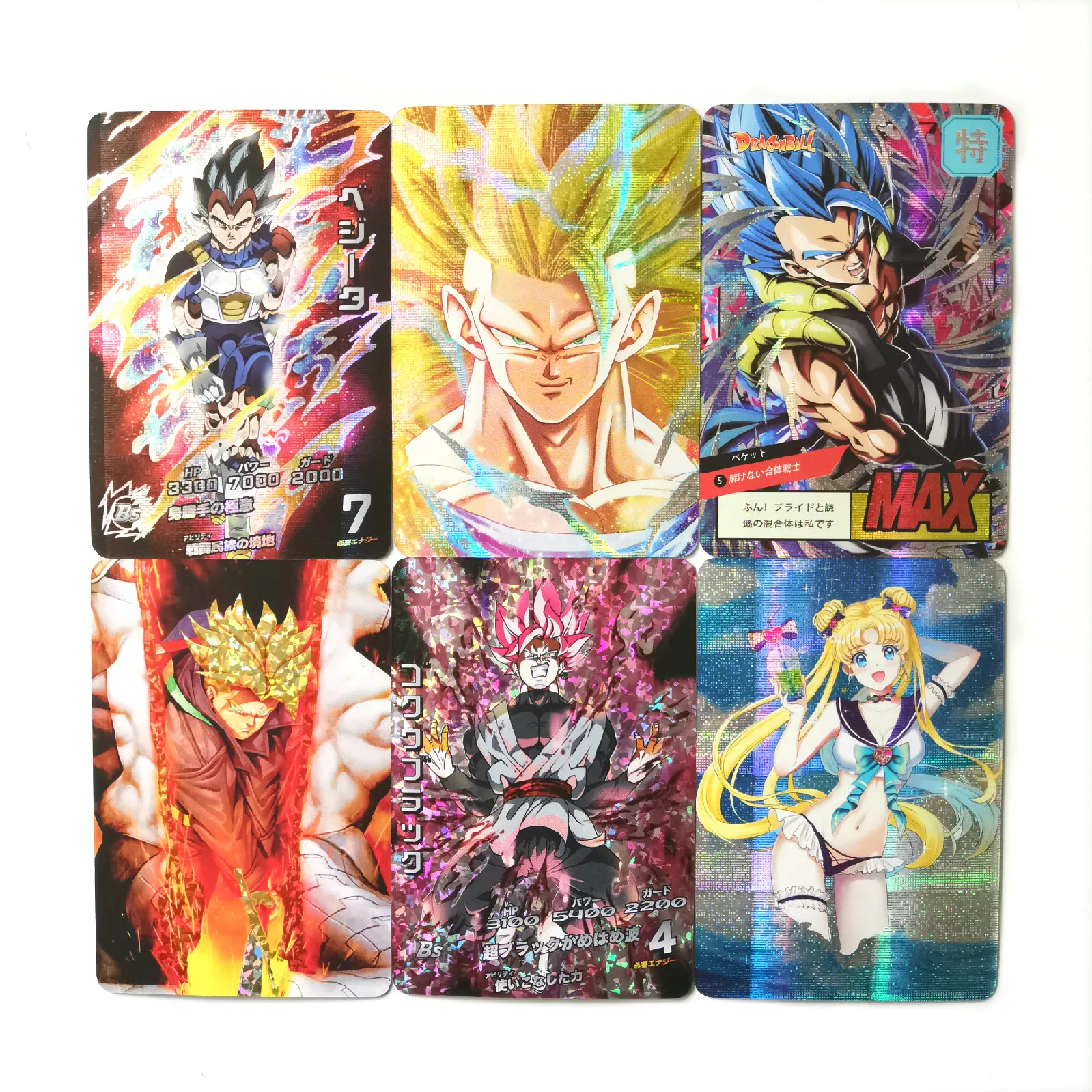 27 стилей супер Dragon Ball Z Сейлор Мун Сейя герои битва карта ультра инстинкт Гоку Вегета игровая коллекция карт