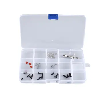 

15 Slots Cells Portable Tool Box Electronic Parts Screw Beads Ring Jewelry Component box Plastic Storage Box Container Holde