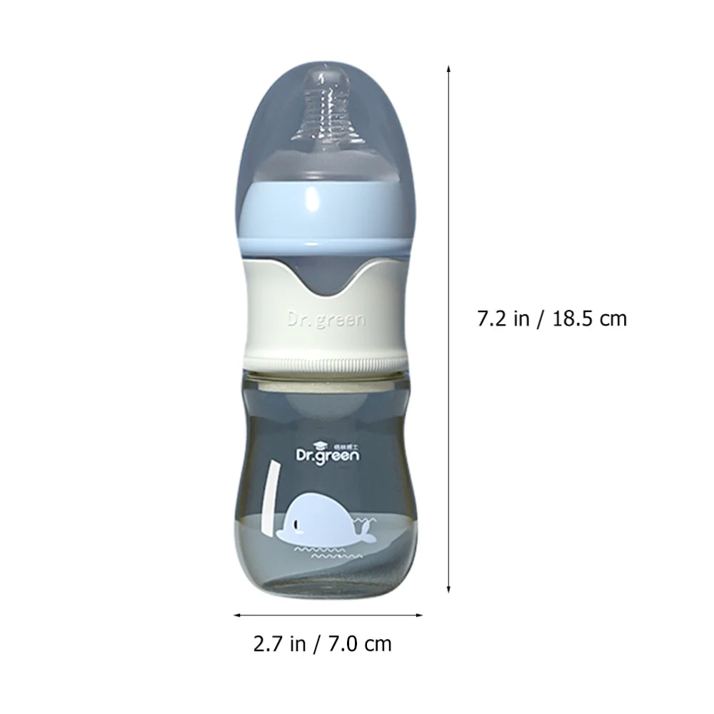 Baby Glass Bottle Practical Baby Feeding Milk Water Bottle Travel Stroller Detachable Newborn Infant Nursing
