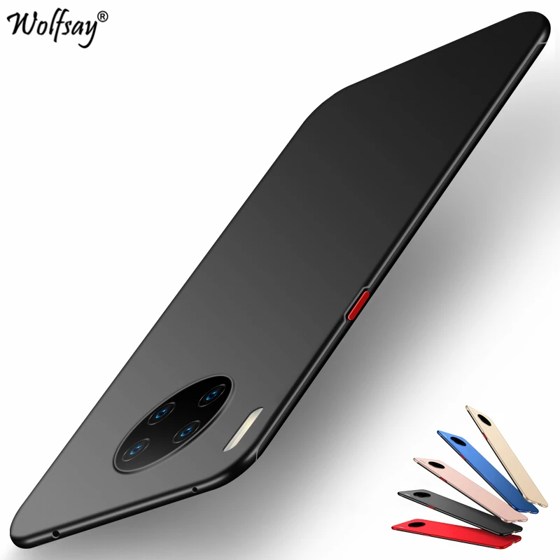 Для huawei mate 30 Pro Чехол Silm PC роскошный гладкий жесткий чехол для телефона защитный |