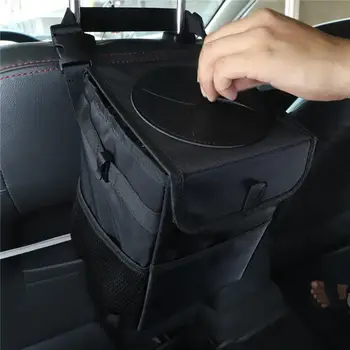 

Waterproof Car Garbage Can Car Accessory Organizer Garbage Can For Garbage Can Car Storage Pockets Folding