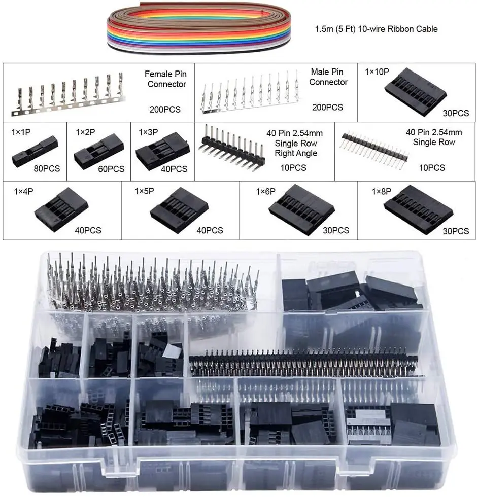 SN-58B Dupont Crimping Tool Kit crimping tool crimping tools crimping tool set crimping pliers 310PCS/620PCS/1550PCS Jst Xh Crimper Pliers Terminal Ferrule Crimper Wire Hand Tool Set