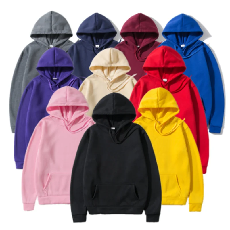

Men's Hoodies 2020 Spring Autumn Male Casual Hoodies Sweatshirts Men's Solid Color Fashion Loose Hoodies Sweatshirt Tops