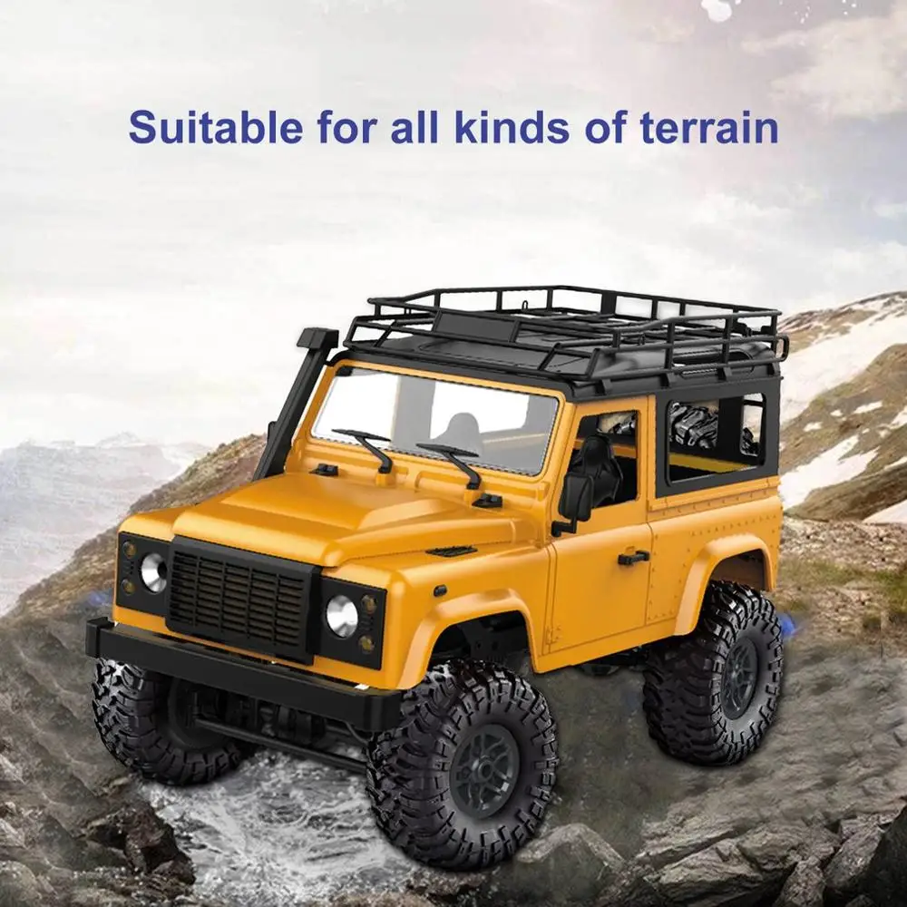 1:12 MN-90 RC Гусеничный Автомобиль 2 4G 4WD пульт дистанционного управления большой фут