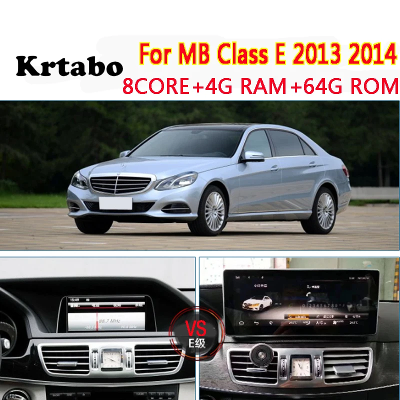 Perfect Car radio Android multimedia audio player For Mercedes Benz CLASS E 2013 2014 inch touch screen GPS Support Carplay 0