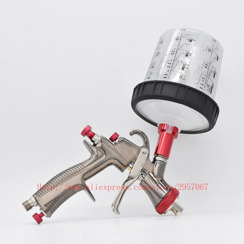 YT R500 LVLP Pistola a spruzzo d'aria Pistole per verniciatura da 1,3 mm Automotive, Spruzzatore di vernice per auto, Pistola per verniciatura per casa, Auto, Mobili, Vernice fai da te