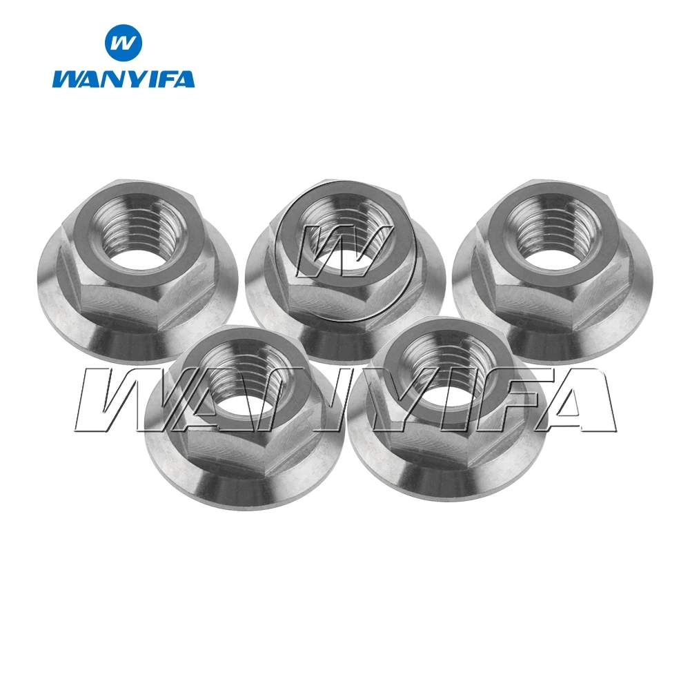 5 шт. титановые Ti M10x1.5/1 0/1 25 мм шаг DIN6923 звездочки для мотоциклетных аксессуаров|set