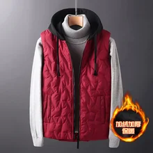 Новое поступление, мужская куртка без рукавов, утолщенный жилет, куртка, Мужская мода, уличная одежда, ветровки, пальто для мужчин, s, зимний жилет, жилет