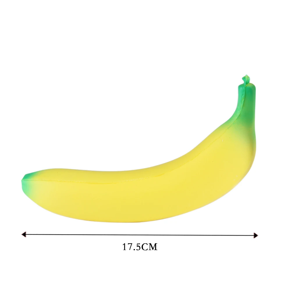 Мягкая игрушка банан Зеленое яблоко медленно поднимающаяся антистрессовая игрушка мягкая сжимаемая Милая эластичная игрушка подарок