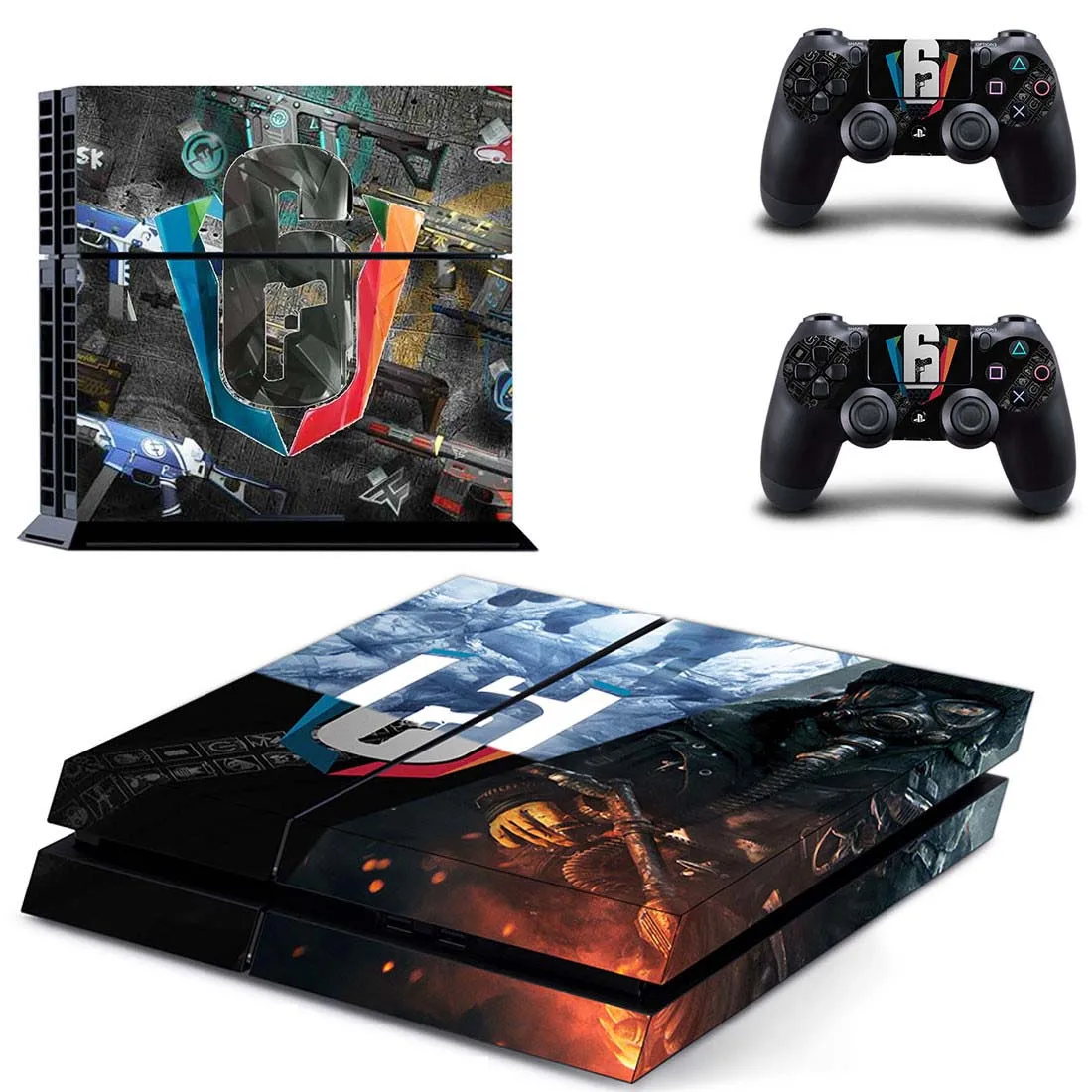 Наклейка s Tom Clancy's Rainbow Six Siege наклейка для PS4 PS 4 наклейка игровая станция 4 наклейка для консоли playstation 4 и 2 контроллера