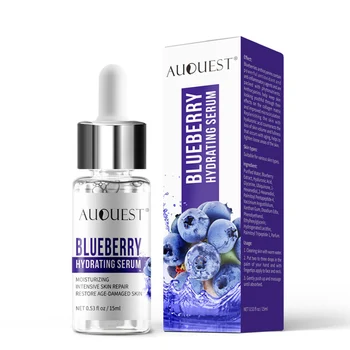

Anti-aging Shrinkage Pore Blueberry Peptides Essence Moisturizing Reduces Fine lines Whitening KG66