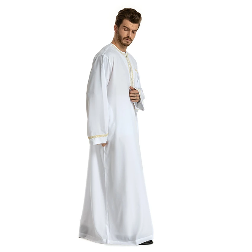 Исламская мужские Jubba Тауб Саудовская Аравия абайя традиционные арабский Dubai