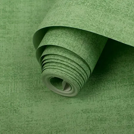Ins зеленая серия обои для стен спальни фон нетканые однотонные льняные обои для украшения гостиной - Цвет: 36006