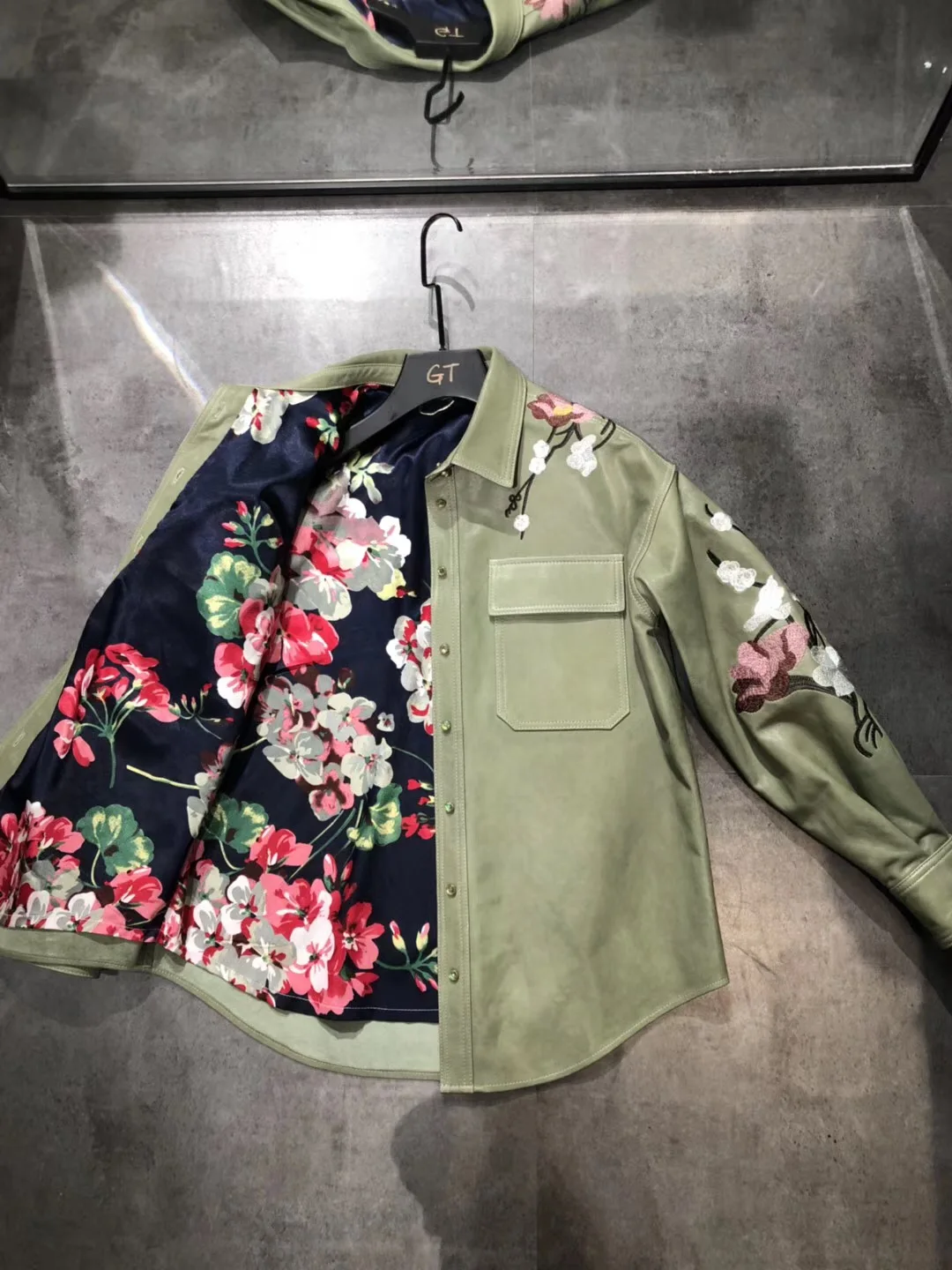 Leather jacket women oversize real sheepskin leather coat winter and autumn coats and jackets women
