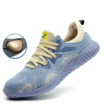 

New Dropshipping. Exclusive. Women and men pointed toe steel safety boots Indestructible Ryder LIGHT WORK SHOES Breathable SHOES