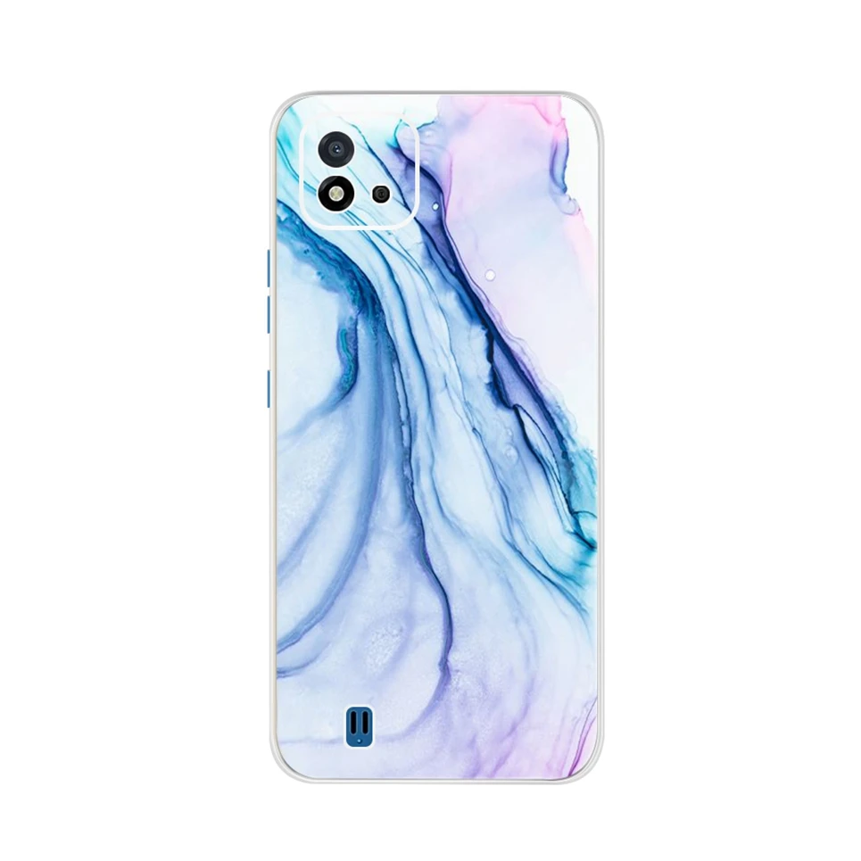 neck pouch for phone For Realme C11 2021 Case Cover Soft TPU Clear Back Shell Cartoon Cute Painting Slim Coque Fund For Realme C 11 RralmeC11 RMX3231 iphone waterproof bag