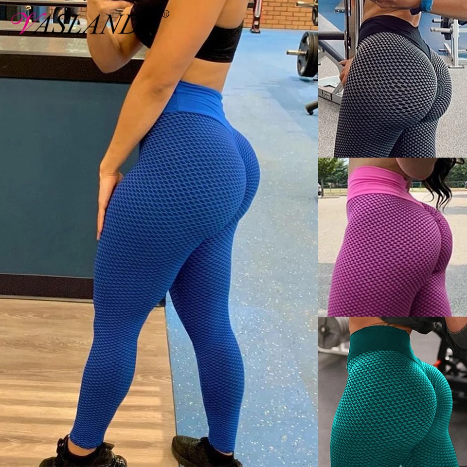 workout leggings Leggings Women Workout Sport Pants Scrunch Butt Fitness Leggins Push Up Textured Tights High Waist Tummy Control Leggings lularoe leggings