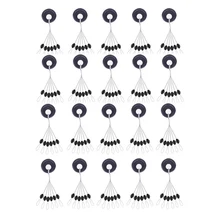 20 группа 120 шт./компл. снасти сопротивление пространства, чтобы не повредить линию вертикальные бобы подставка для удочки/o-образные рыболовные аксессуары J300