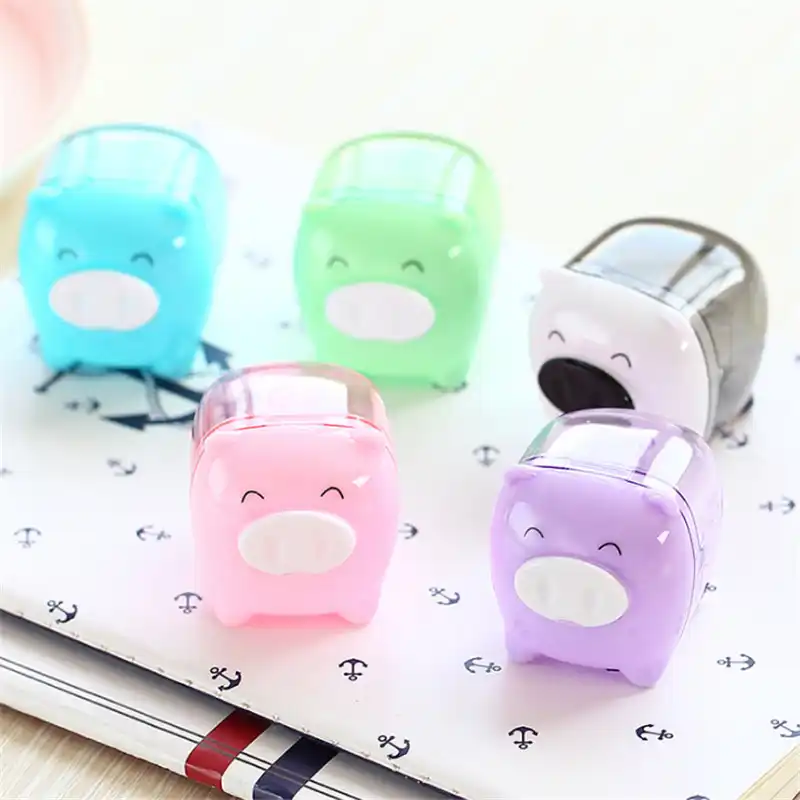 Deli Pequeno Sacapuntas De Lapiz Sacapuntas De Cerdo Sacapuntas De Un Solo Agujero De Dibujos Animados De Modelado Creativo Lindo 0557 Aliexpress