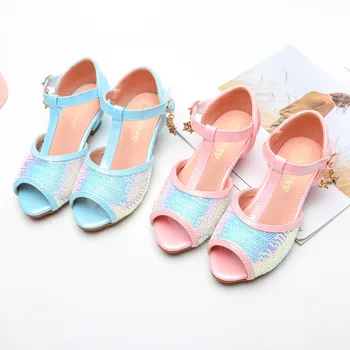 

Infant Kids Baby Girls Crystal Bling Single Princess Shoes Sandals sandalias Dancing Shoes kids shoes обувь детская for girls