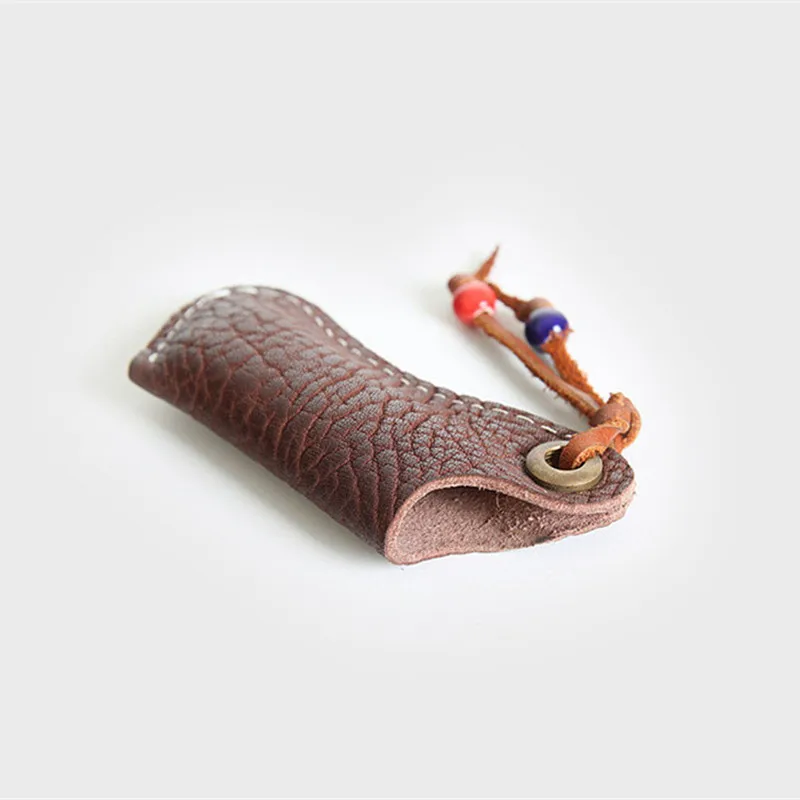 Подарочная сумка для прикуривателя из натуральной кожи на молнии, маленькая коробка, чехол для Zippo, супер подходящий кожаный чехол для мужчин, чехол для ключей