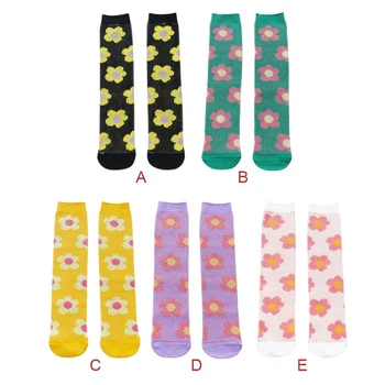 

Children's Tube Sock Tights & Stockings Small Flowers Cotton Fan Cute Straight Socks Colorful New Arrival Hot Sale