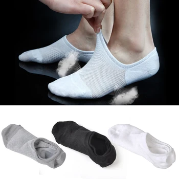 

3Pairs Men cotton Socks Short Fashion Invisible Socks For Men Brief Invisible Slippers Shallow Mouth No Show Low Cut Ankle Socks