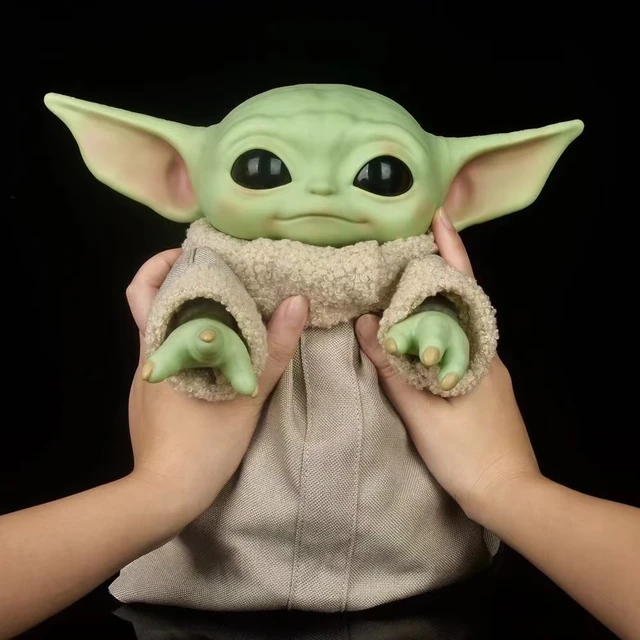 Poupées en peluche Star VANMandalorian Baby Yoda pour enfants, jouet pour  enfant, cadeau d'anniversaire, point commun, 28cm - AliExpress