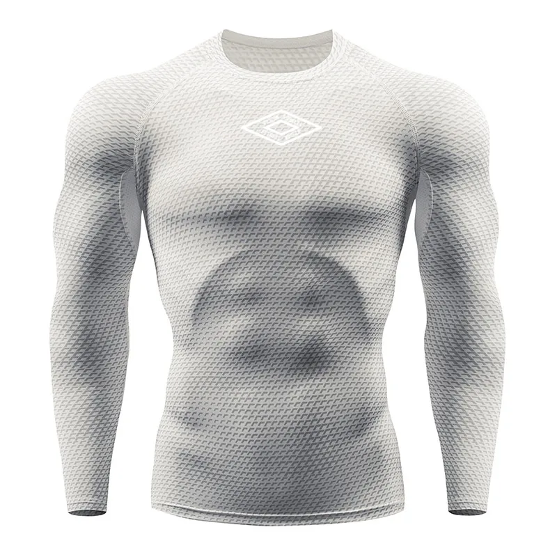 Бег Для мужчин рубашка Рашгард ММА Фитнес спортивной мужской бодибилдинга спортзала футболка с длинным рукавом для мальчика брендовая Для мужчин змея 3D футболки с принтом - Цвет: Photo Color