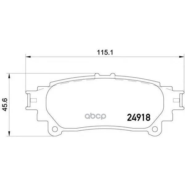 Колодки Тормозные Задние Textar 2491801 Textar арт. 2491801