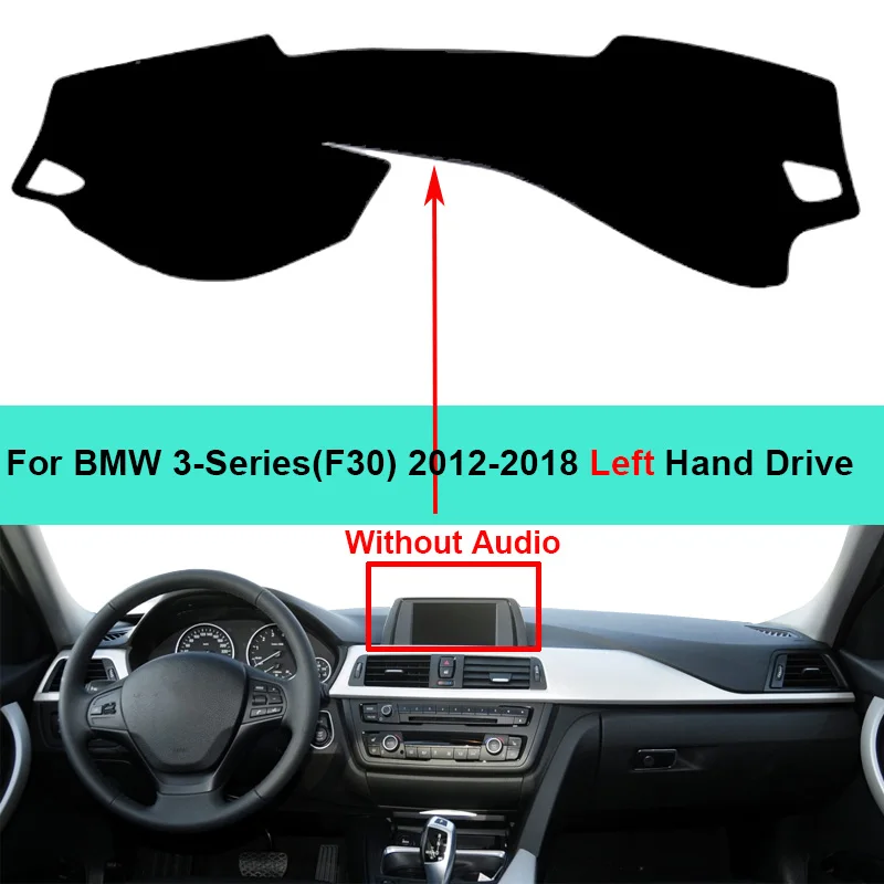 Car Inner Dashboard Cover Dash Mat Carpet For BMW 3 Series(F30) 2012
