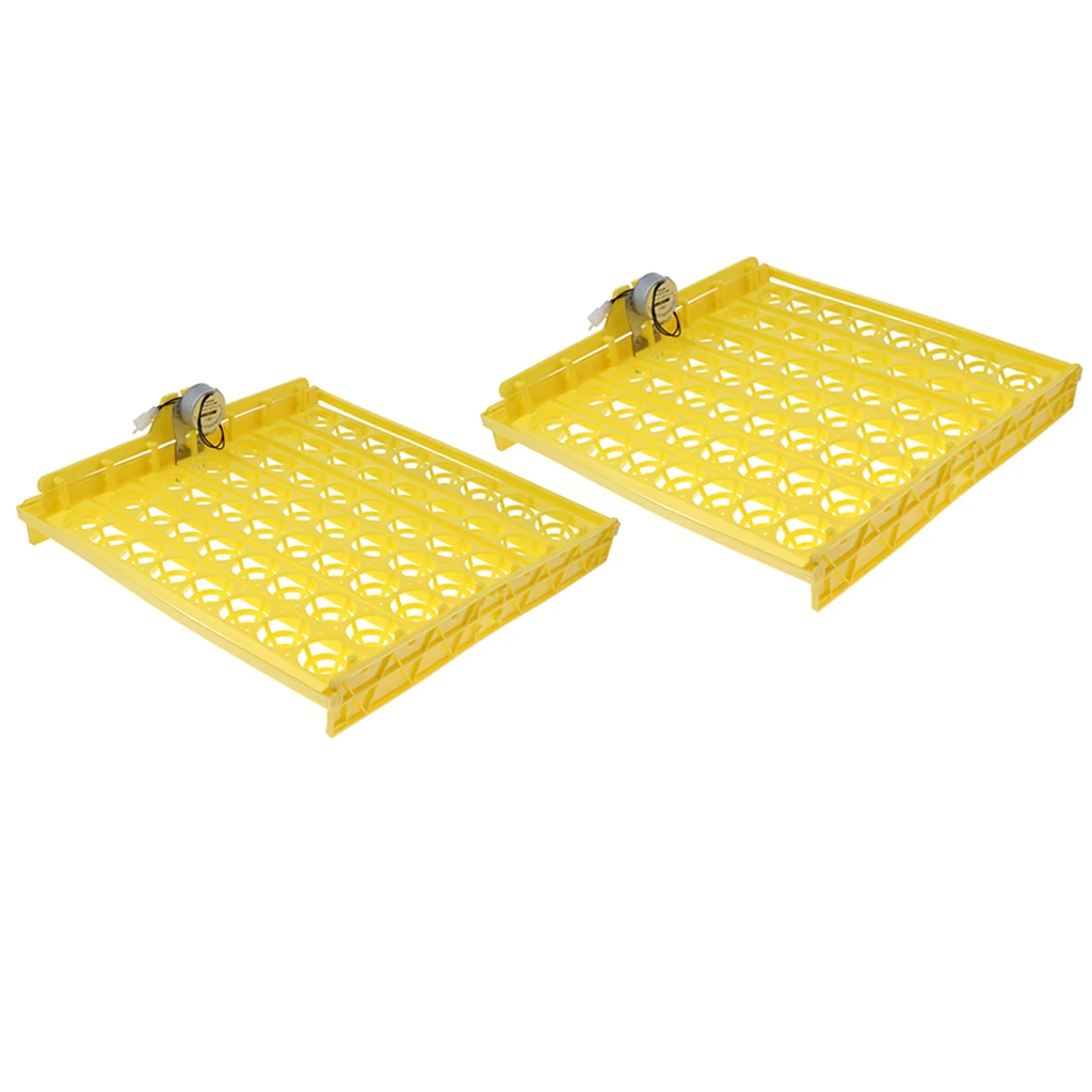 2x 110V 56-digital Automatic Egg Turner Tray Chicken Duck Egg Incubator
