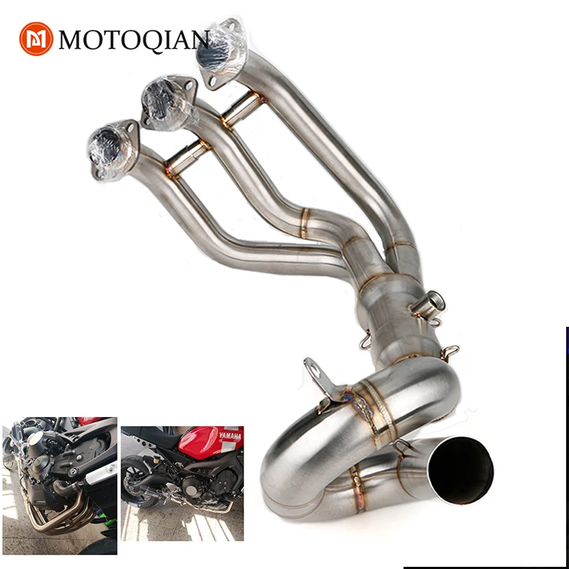 

For YAMAHA MT09 FZ09 MT-09 FZ-09 2014 to 2019 XSR900 Not fit for Tracer Exhaust System Motorcycle Middle Link Connect