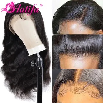 

Brazilian Body Wave 360 Lace Front Wig 13x4/360 Transparent Lace Frontal Wig 100% Human Hair Wig 180% Density Pre Plucked Hair