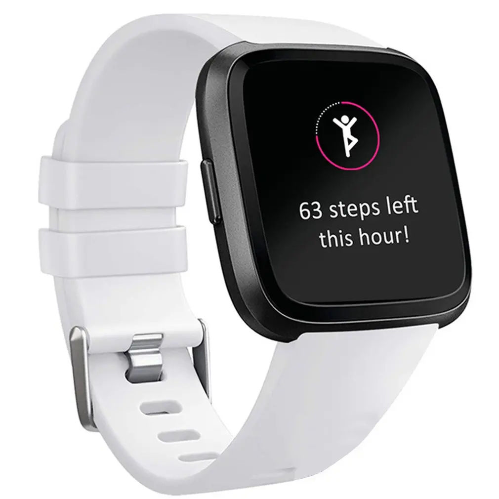 Для Fitbit Versa, 2 ремешка, силиконовые браслеты, ремешки, сменный ремешок для Versa Lite, 6,7-8,1 дюймов, Смарт-часы, браслет