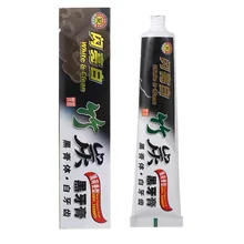 100 г бамбуковый древесный уголь зубная паста отбеливание зубов здоровье красота инструмент для ухода за зубами Горячая легко безопасные зубы красота Зубное стекло