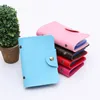 Fashion Credit Card Holder Men Women Travel Cards Wallet PU Leather Buckle Business ID Card Holders H9 ► Photo 3/5